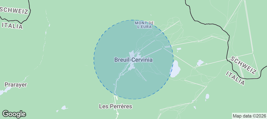 Breuil-Cervinia Airbnb map
